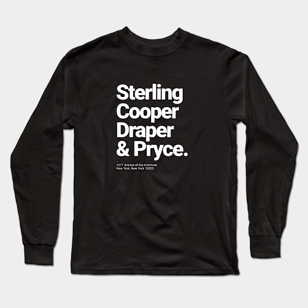 Sterling Cooper Draper & Pryce Long Sleeve T-Shirt by BodinStreet